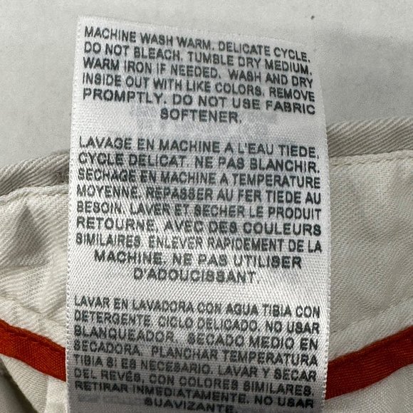 Dockers Men's Size 36X30 Pant Flat Front Straight Leg Beige Preowned - Picture 5 of 11